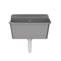 Grey Wall-Mounted Deep Basin Utility Sink